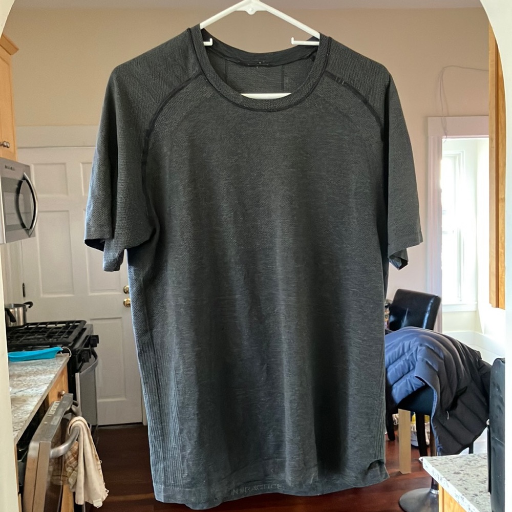 Lululemon Metal Vent Tech Short Sleeve 2.0  Deep Coal/Black Men's Large L